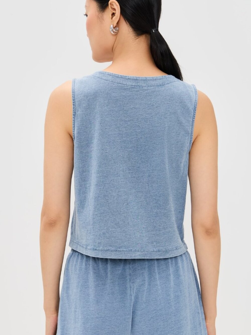 Z Supply Solace Tank Medium Indigo XS - Picture 6 of 6